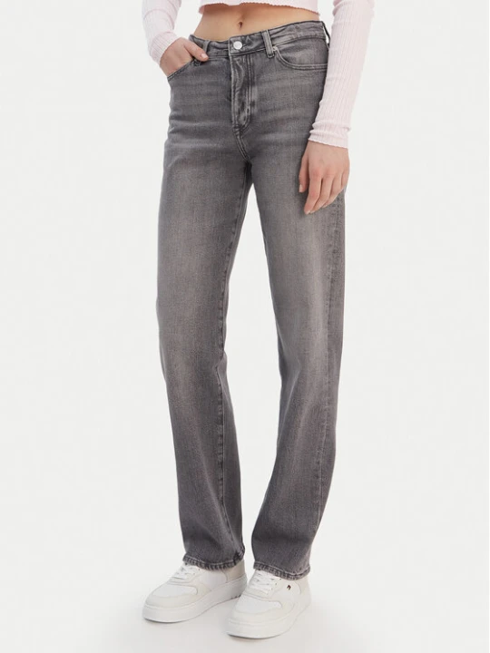 Zdjęcie produktu Tommy Jeans Jeansy Kira DW0DW22424 Szary Straight Fit