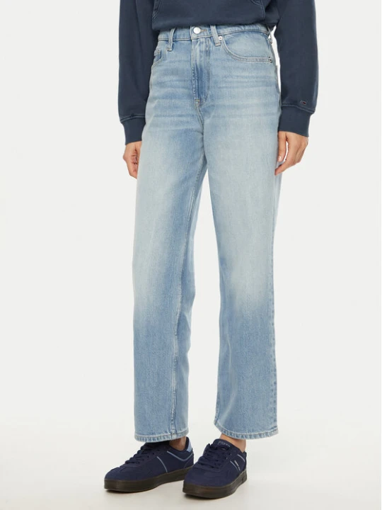 Zdjęcie produktu Tommy Jeans Jeansy Layla DW0DW19581 Niebieski Straight Fit