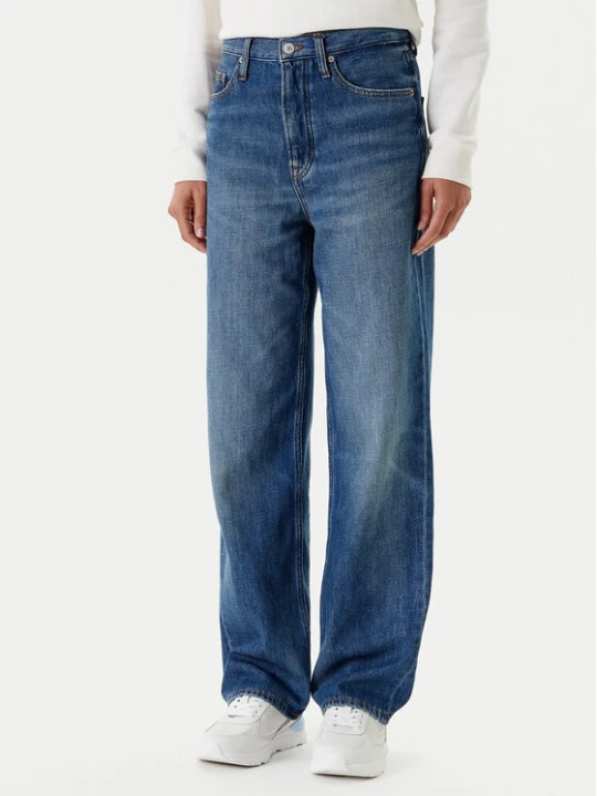 Zdjęcie produktu Tommy Jeans Jeansy Layla DW0DW20512 Granatowy Straight Fit