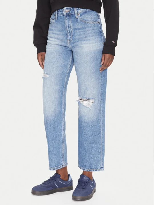 Zdjęcie produktu Tommy Jeans Jeansy Layla DW0DW21278 Niebieski Straight Fit