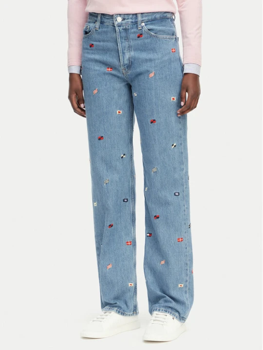 Zdjęcie produktu Tommy Jeans Jeansy Layla DW0DW23100 Niebieski Slim Fit