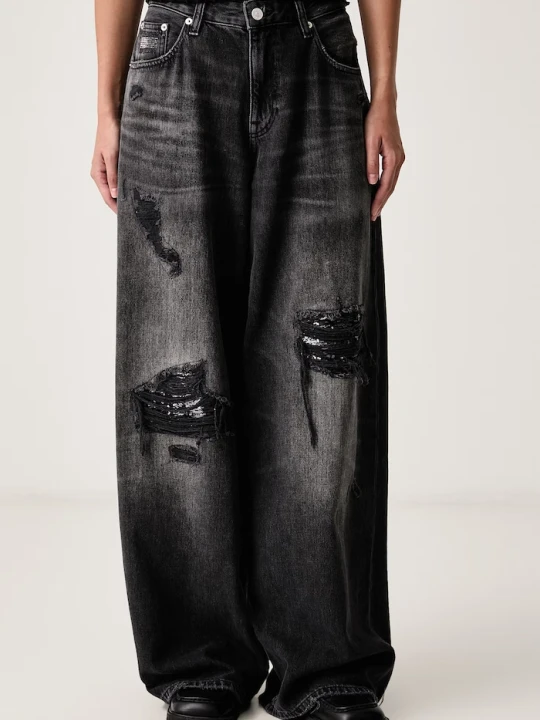 Zdjęcie produktu Tommy Jeans jeansy loose damskie czarny