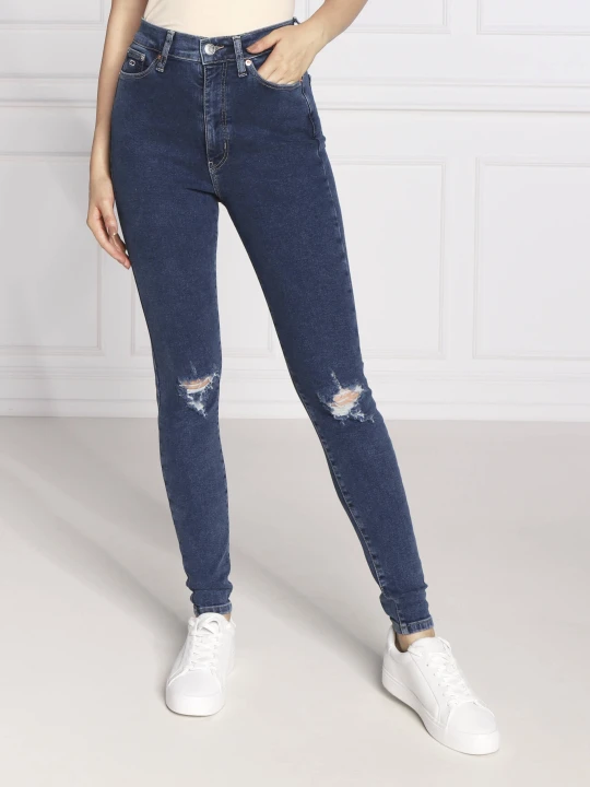 Zdjęcie produktu Tommy Jeans Jeansy MELANY | Skinny fit | high waist granatowy