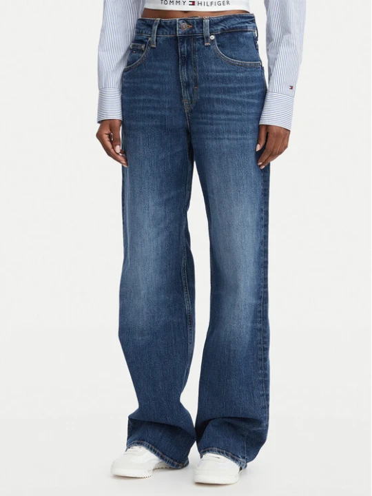 Zdjęcie produktu Tommy Jeans Jeansy MIA MR DW0DW23078 Granatowy Relaxed Fit