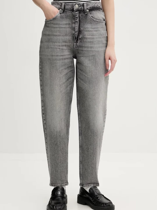 Zdjęcie produktu Tommy Jeans jeansy mom fit damskie szary