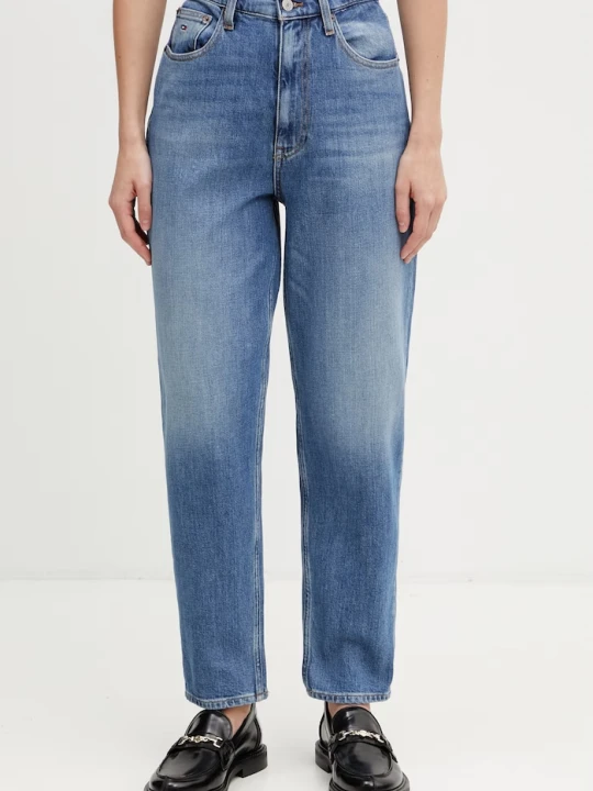 Zdjęcie produktu Tommy Jeans jeansy mom fit damskie niebieski
