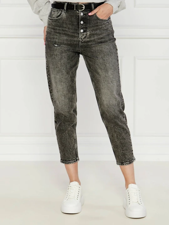 Zdjęcie produktu Tommy Jeans Jeansy | Mom Fit | high waist grafitowy
