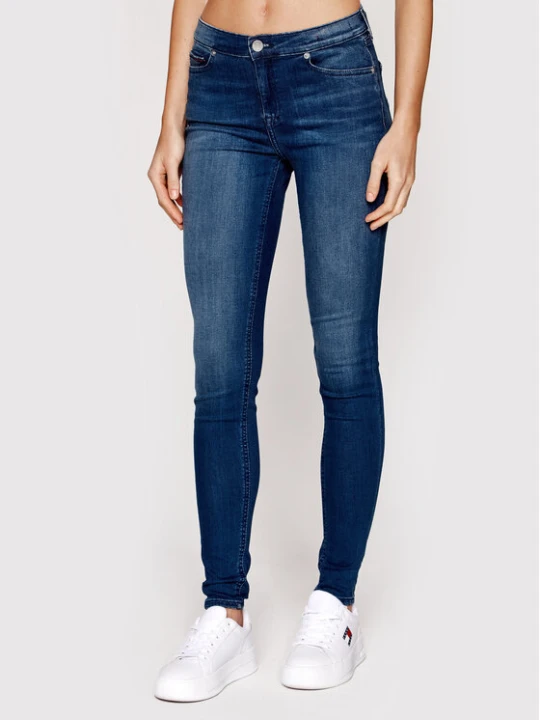 Zdjęcie produktu Tommy Jeans Jeansy Nora DW0DW09213 Granatowy Skinny Fit