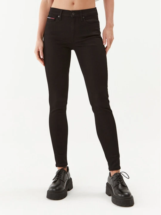 Zdjęcie produktu Tommy Jeans Jeansy Nora DW0DW09216 Czarny Skinny Fit