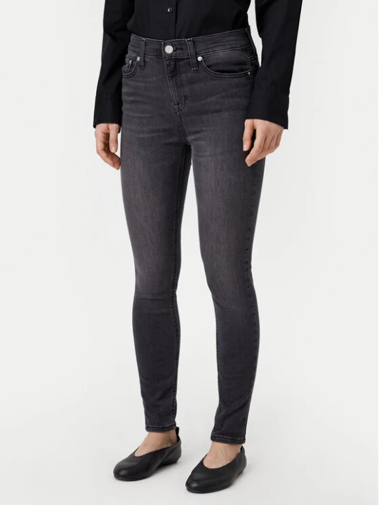 Zdjęcie produktu Tommy Jeans Jeansy Nora DW0DW19550 Szary Skinny Fit