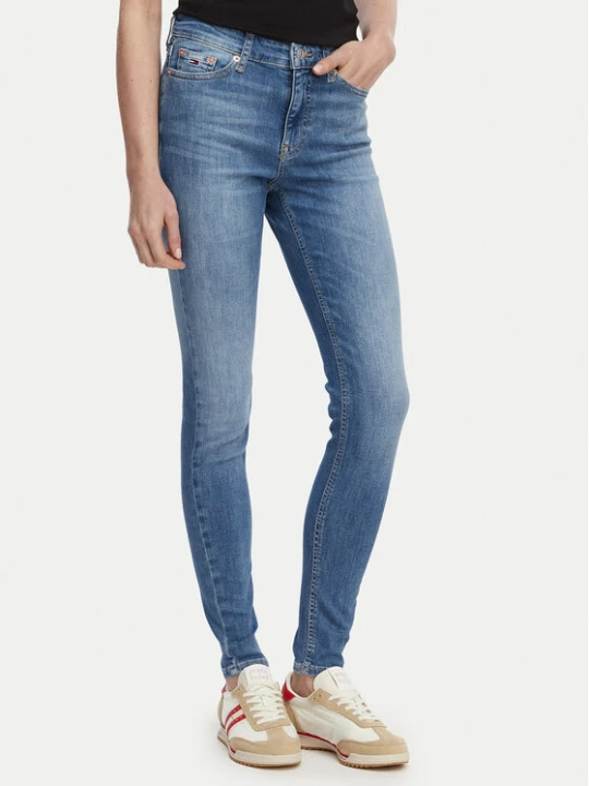 Zdjęcie produktu Tommy Jeans Jeansy Nora Mr DW0DW23084 Niebieski Skinny Fit