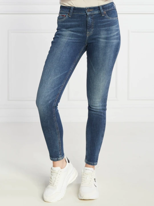 Zdjęcie produktu Tommy Jeans Jeansy NORA MR SKN | Skinny fit | mid rise granatowy