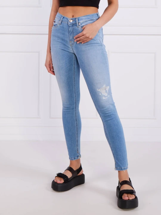 Zdjęcie produktu Tommy Jeans Jeansy NORA | Skinny fit niebieski