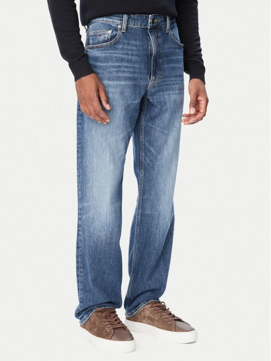 Zdjęcie produktu Tommy Jeans Jeansy Rayn DM0DM23687 Niebieski Straight Leg