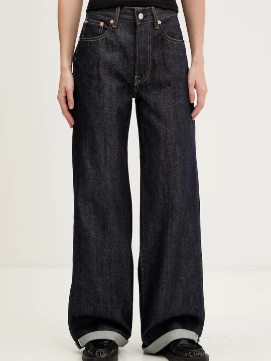 Zdjęcie produktu Tommy Jeans jeansy relaxed fit damskie granatowy
