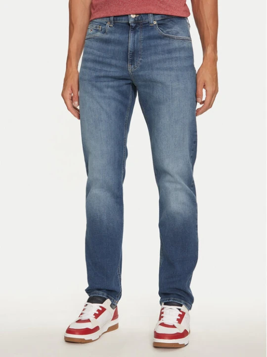 Zdjęcie produktu Tommy Jeans Jeansy Ryan DM0DM21054 Granatowy Straight Fit