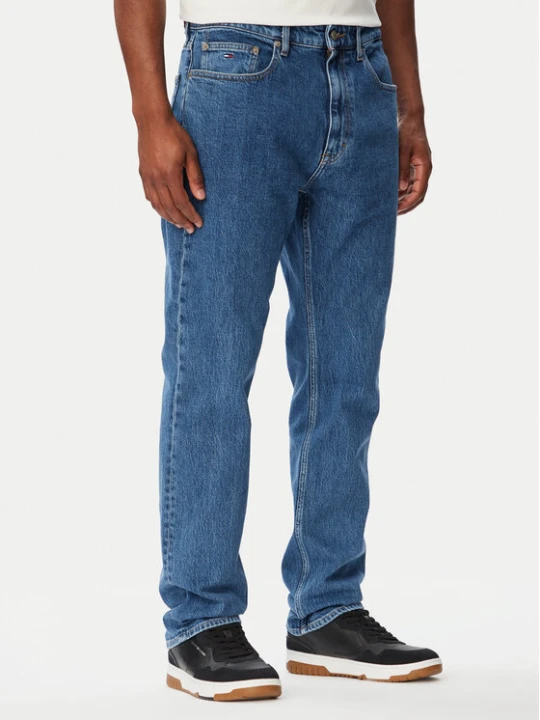 Zdjęcie produktu Tommy Jeans Jeansy Ryan DM0DM23386 Granatowy Slim Fit