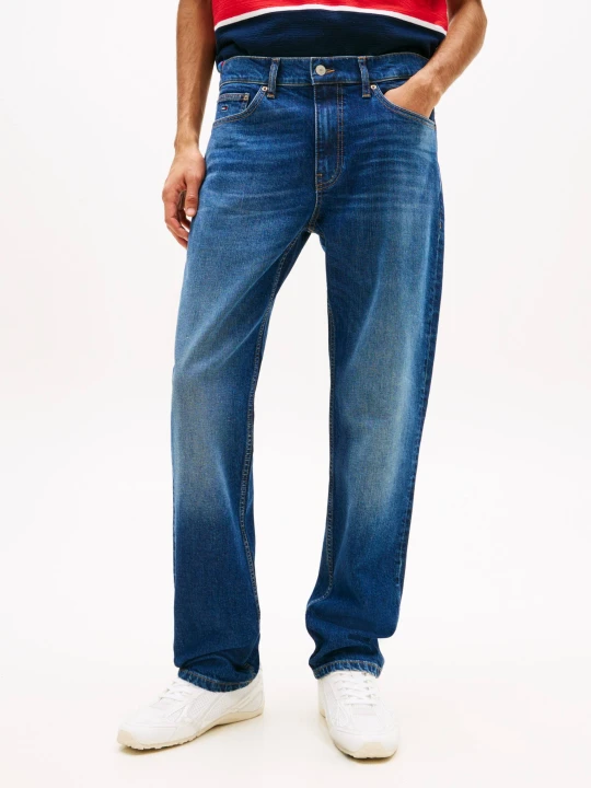 Zdjęcie produktu Tommy Jeans Jeansy Ryan | Straight fit granatowy