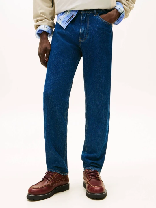 Zdjęcie produktu Tommy Jeans Jeansy Ryan | Straight fit granatowy