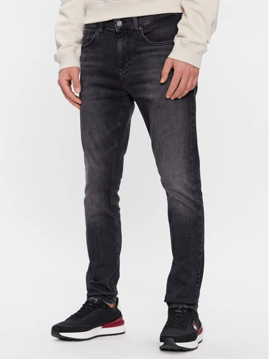 Zdjęcie produktu Tommy Jeans Jeansy Scanton DM0DM18152 Czarny Slim Fit