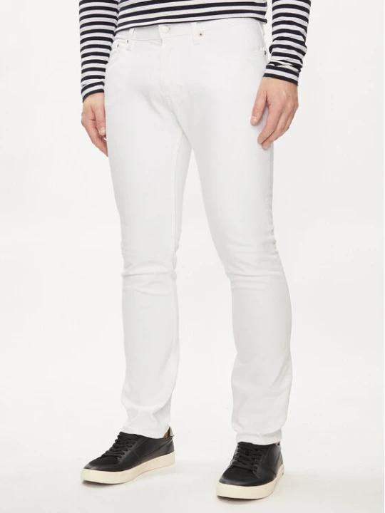 Zdjęcie produktu Tommy Jeans Jeansy Scanton DM0DM18746 Biały Slim Fit