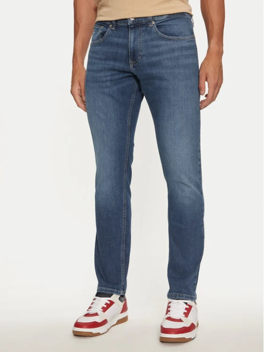 Zdjęcie produktu Tommy Jeans Jeansy Scanton DM0DM21052 Granatowy Slim Fit