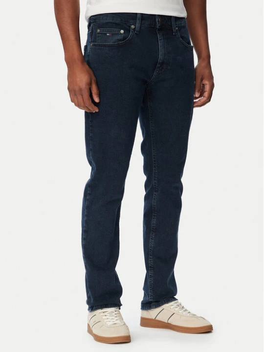 Zdjęcie produktu Tommy Jeans Jeansy Scanton DM0DM21213 Granatowy Slim Fit