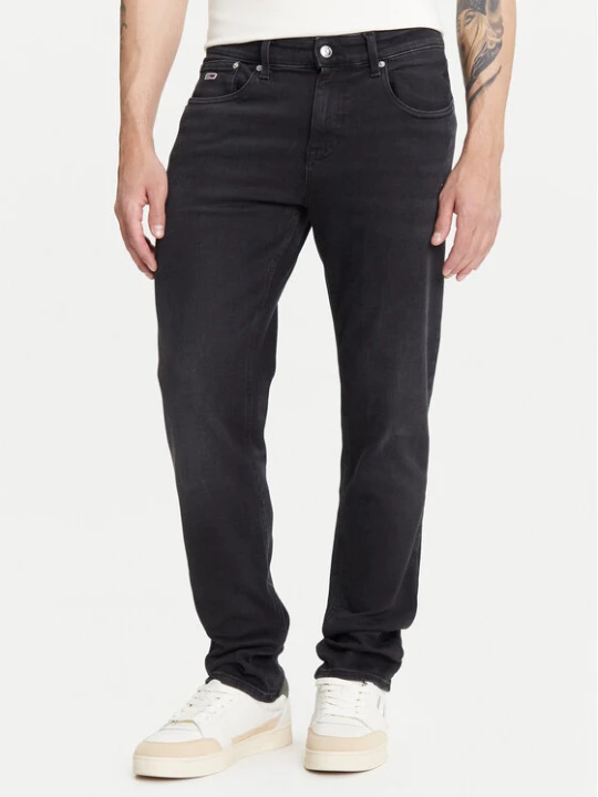 Zdjęcie produktu Tommy Jeans Jeansy Scanton DM0DM21888 Czarny Slim Fit