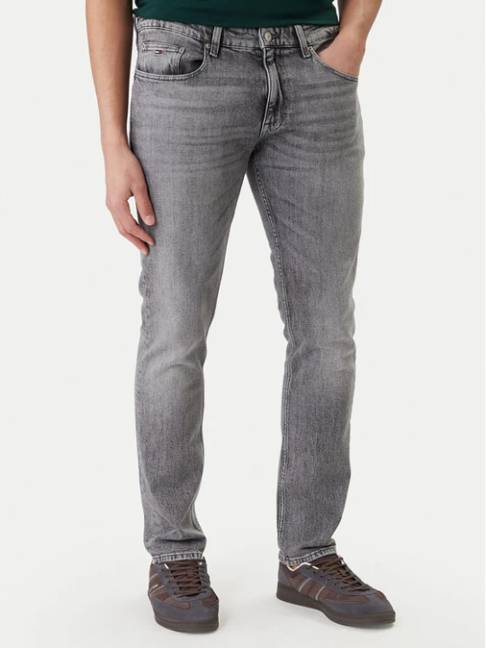 Zdjęcie produktu Tommy Jeans Jeansy Scanton DM0DM22926 Szary Slim Fit