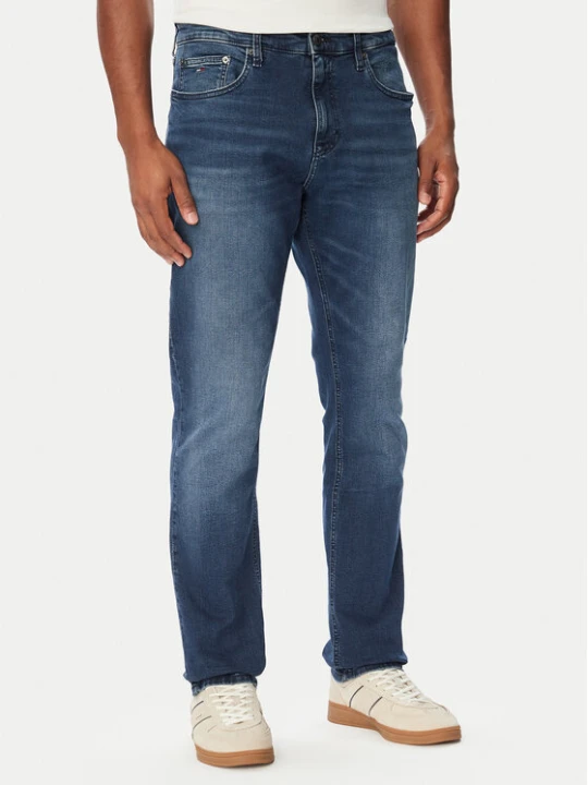 Zdjęcie produktu Tommy Jeans Jeansy Scanton DM0DM23451 Granatowy Slim Fit