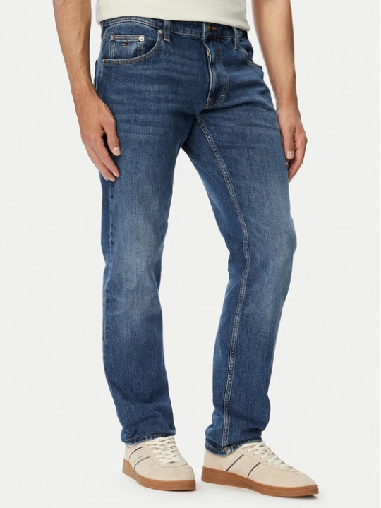 Zdjęcie produktu Tommy Jeans Jeansy Scanton DM0DM23655 Granatowy Slim Fit