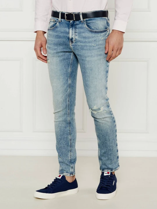 Zdjęcie produktu Tommy Jeans Jeansy Scanton | Slim Fit błękitny