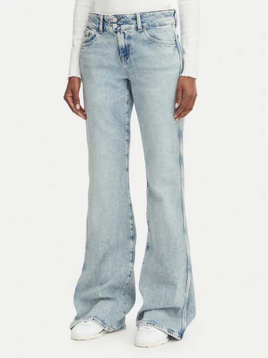 Zdjęcie produktu Tommy Jeans Jeansy Sia DW0DW23091 Niebieski jasny Bootcut Fit