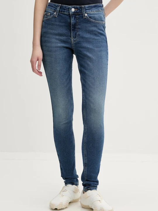 Zdjęcie produktu Tommy Jeans jeansy skinny damskie granatowy