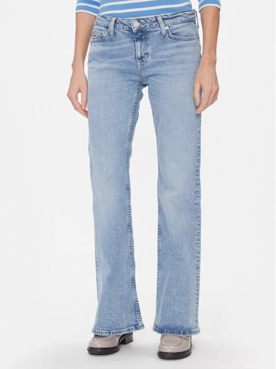 Zdjęcie produktu Tommy Jeans Jeansy Sophie DW0DW17200 Niebieski Flare Fit