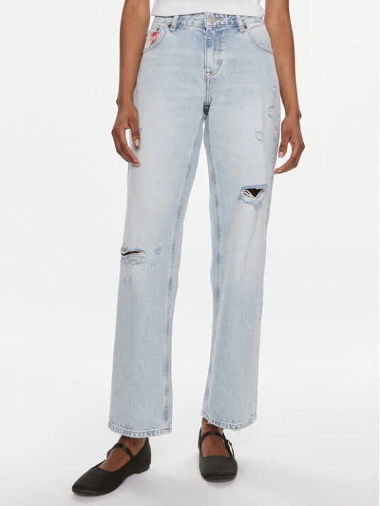 Zdjęcie produktu Tommy Jeans Jeansy Sophie DW0DW18111 Niebieski Straight Fit