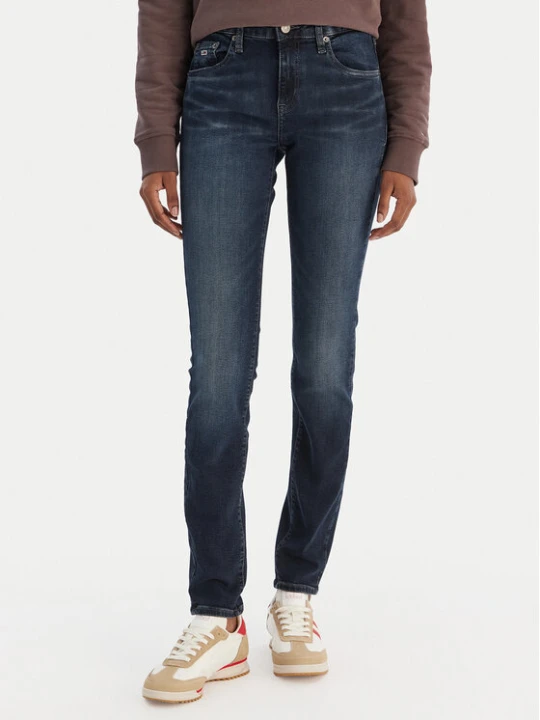Zdjęcie produktu Tommy Jeans Jeansy Sophie DW0DW21387 Granatowy Skinny Fit
