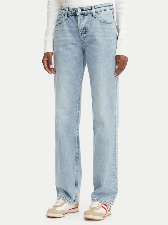 Zdjęcie produktu Tommy Jeans Jeansy Sophie DW0DW23582 Niebieski jasny Straight Fit