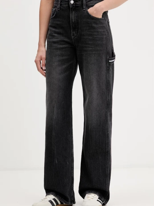 Zdjęcie produktu Tommy Jeans jeansy straight damskie czarny