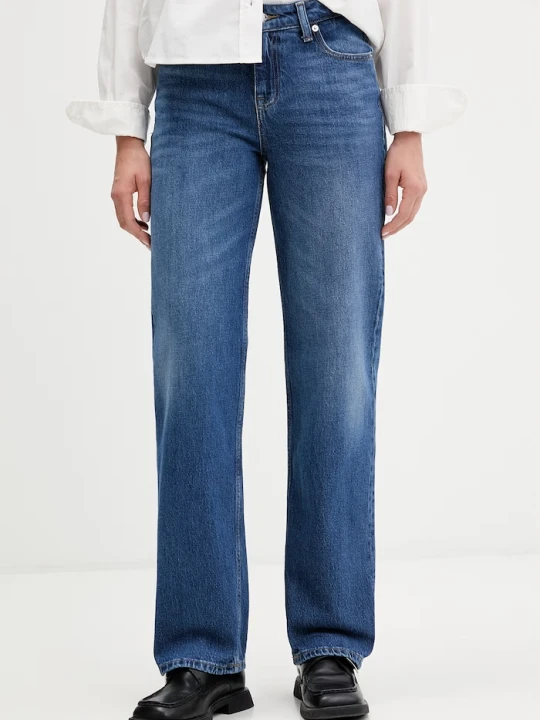 Zdjęcie produktu Tommy Jeans jeansy straight damskie granatowy
