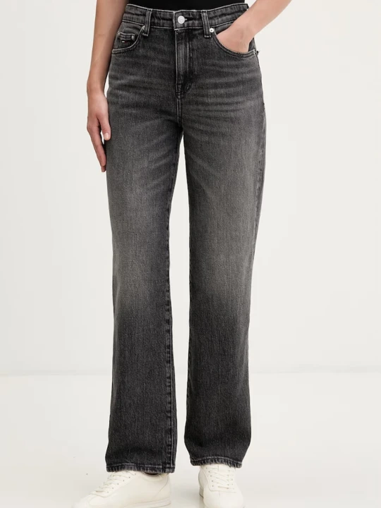 Zdjęcie produktu Tommy Jeans jeansy straight damskie czarny