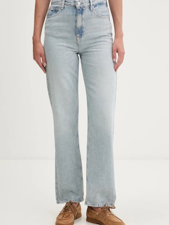 Zdjęcie produktu Tommy Jeans jeansy straight damskie niebieski