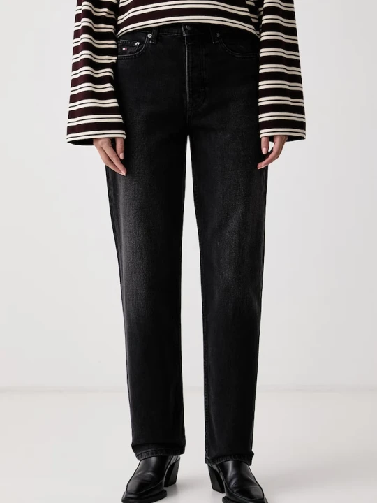 Zdjęcie produktu Tommy Jeans jeansy straight damskie czarny