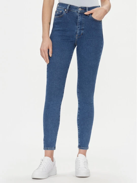 Zdjęcie produktu Tommy Jeans Jeansy Sylvia DW0DW17147 Niebieski Skinny Fit