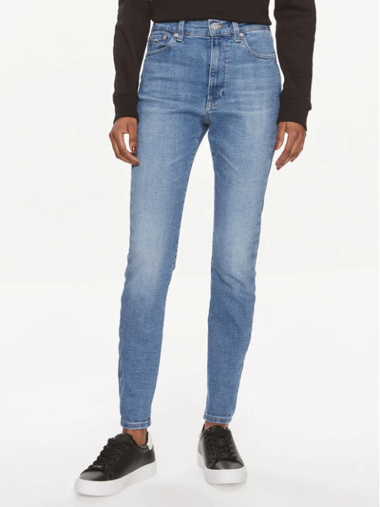 Zdjęcie produktu Tommy Jeans Jeansy Sylvia DW0DW17591 Niebieski Skinny Fit