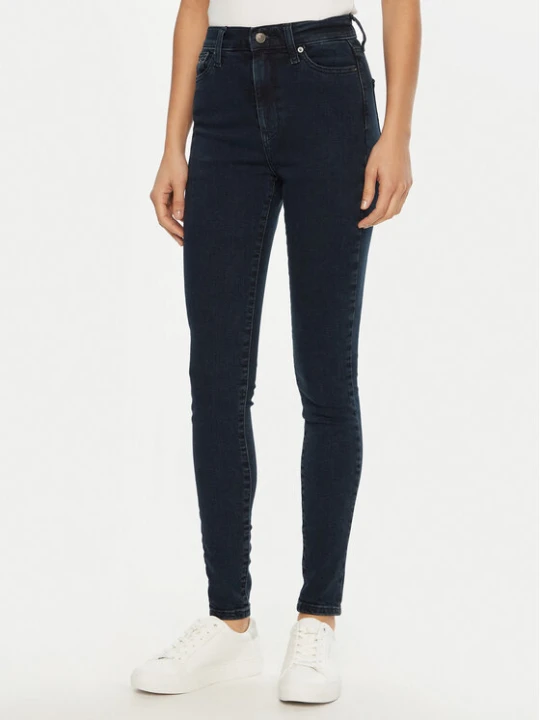 Zdjęcie produktu Tommy Jeans Jeansy Sylvia DW0DW20217 Granatowy Skinny Fit