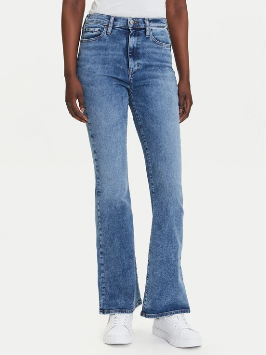 Zdjęcie produktu Tommy Jeans Jeansy Sylvia DW0DW20654 Niebieski Flare Fit