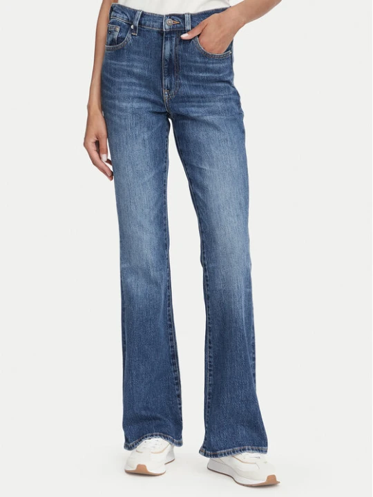 Zdjęcie produktu Tommy Jeans Jeansy Sylvia DW0DW23077 Granatowy Flare Fit