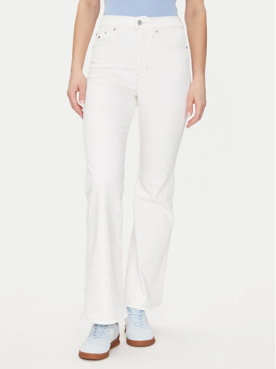 Zdjęcie produktu Tommy Jeans Jeansy Sylvia Hgh Flr Bg4293 DW0DW20032 Biały Regular Fit