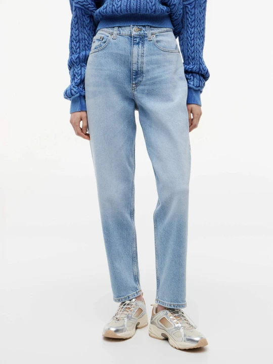 Zdjęcie produktu Tommy Jeans Jeansy | Tapered fit | high waist błękitny